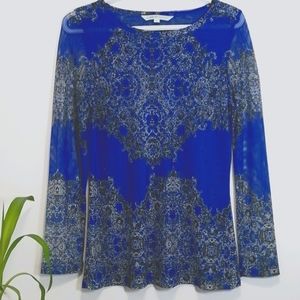 2/$50 CLEO PETITES MESH TOP